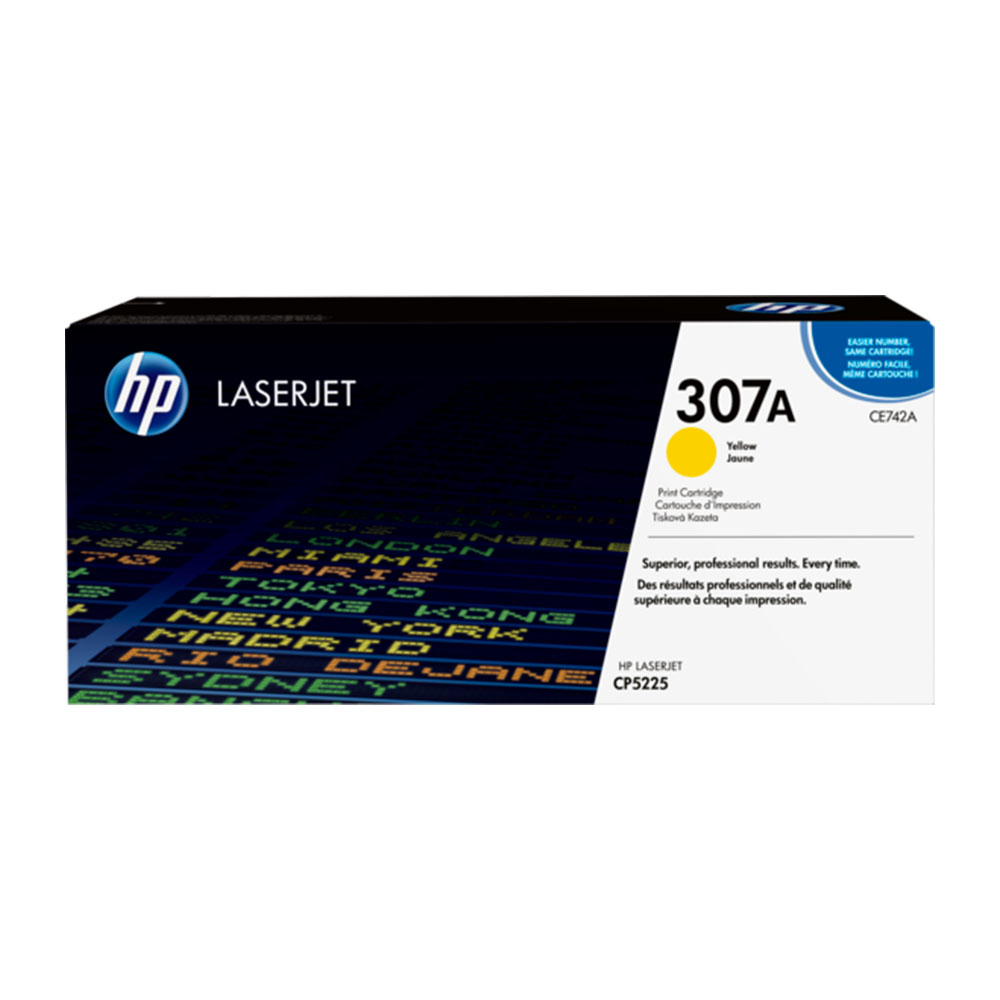 TONER (หมึกสำหรับเครื่องพิมพ์) HP 307A (CE742A) (YELLOW)