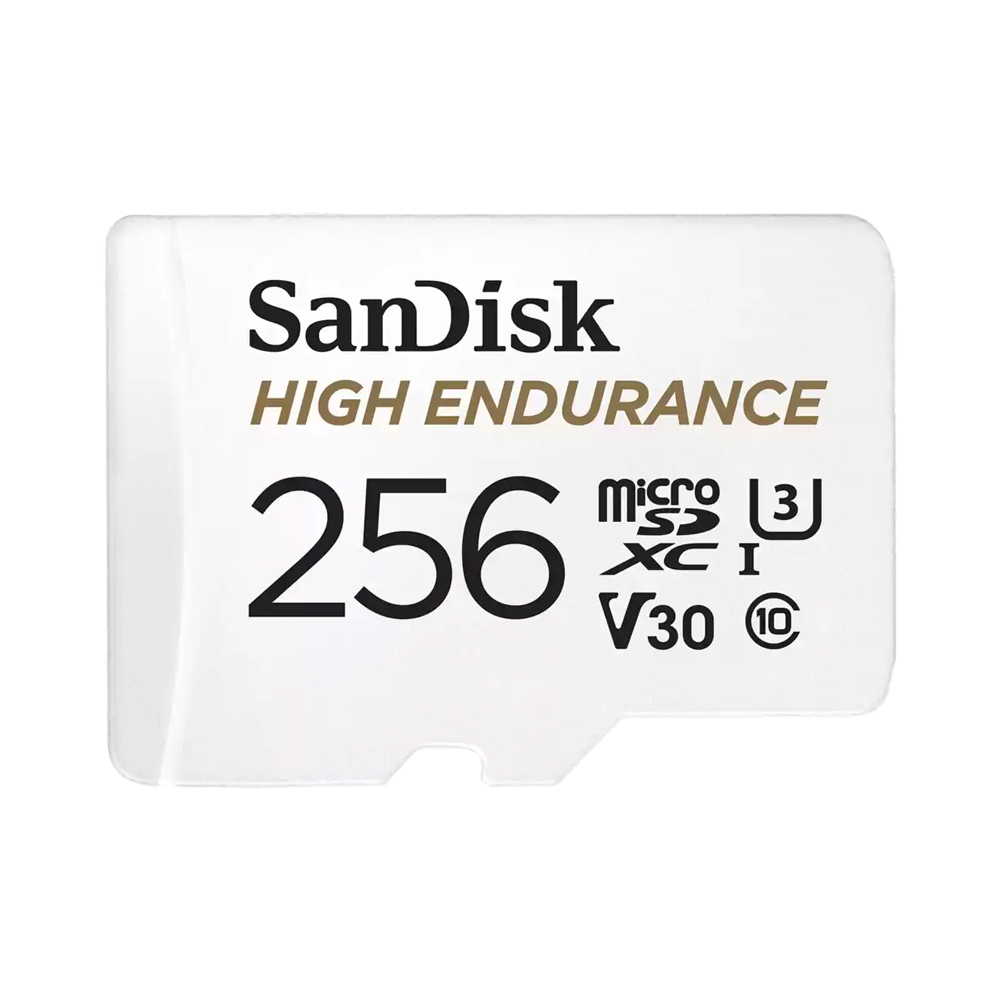 256 GB MICRO SD CARD (ไมโครเอสดีการ์ด) SANDISK HIGH ENDURANCE MICROSD CARD (SDSQQNR-256G-GN6IA)