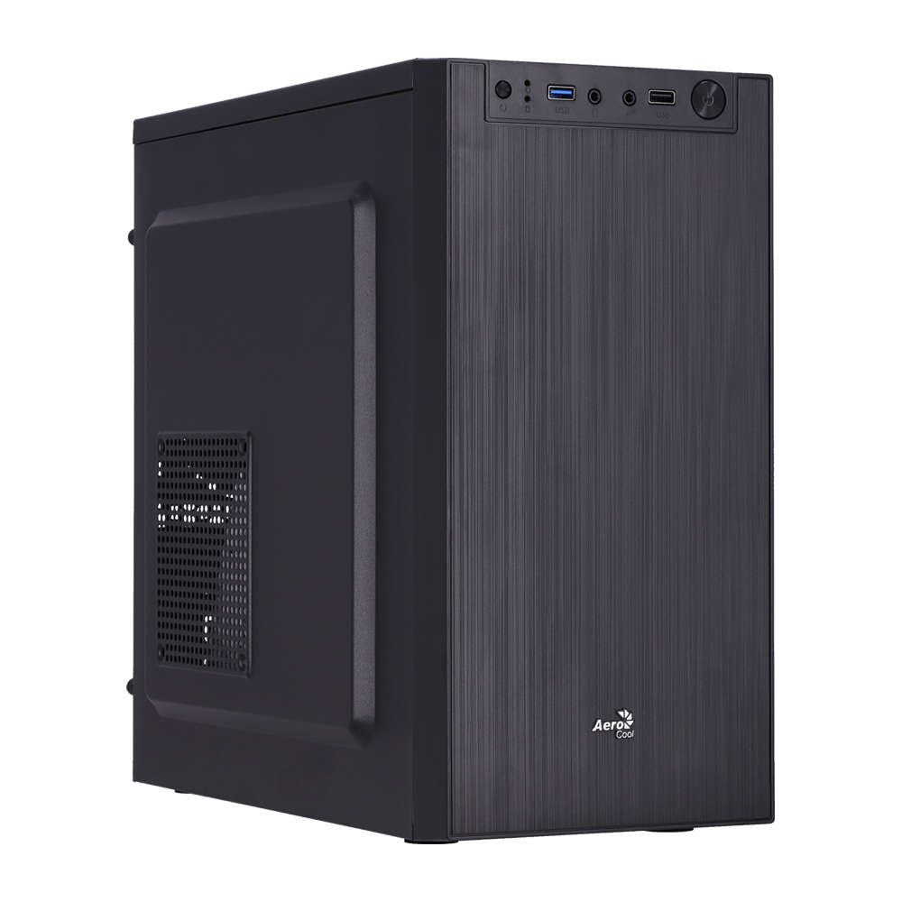 CASE (เคส) AEROCOOL CS-108 (BLACK) (MICRO-ATX)