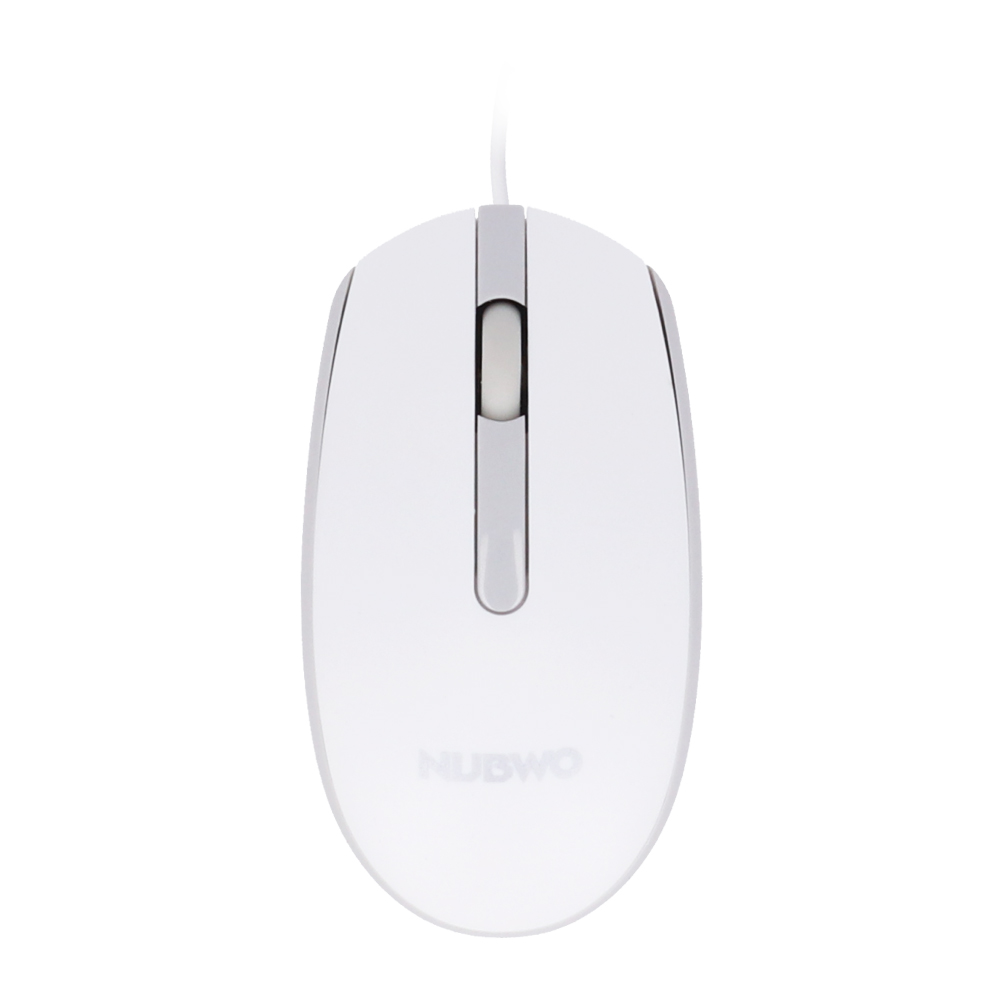 MOUSE (เมาส์) NUBWO NM-153 OPTICAL MOUSE (WHITE)