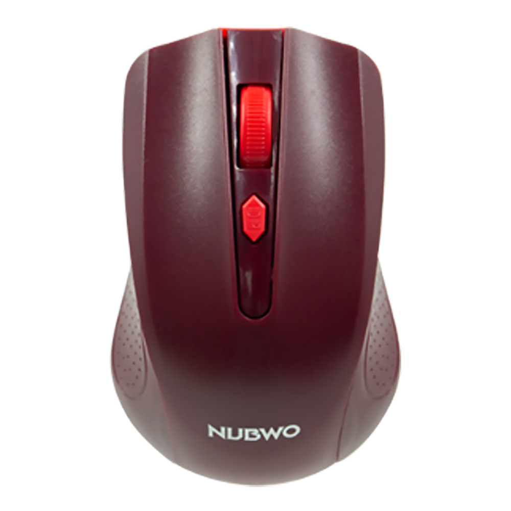 WIRELESS MOUSE (เมาส์ไร้สาย) NUBWO NMB-017 (RED)
