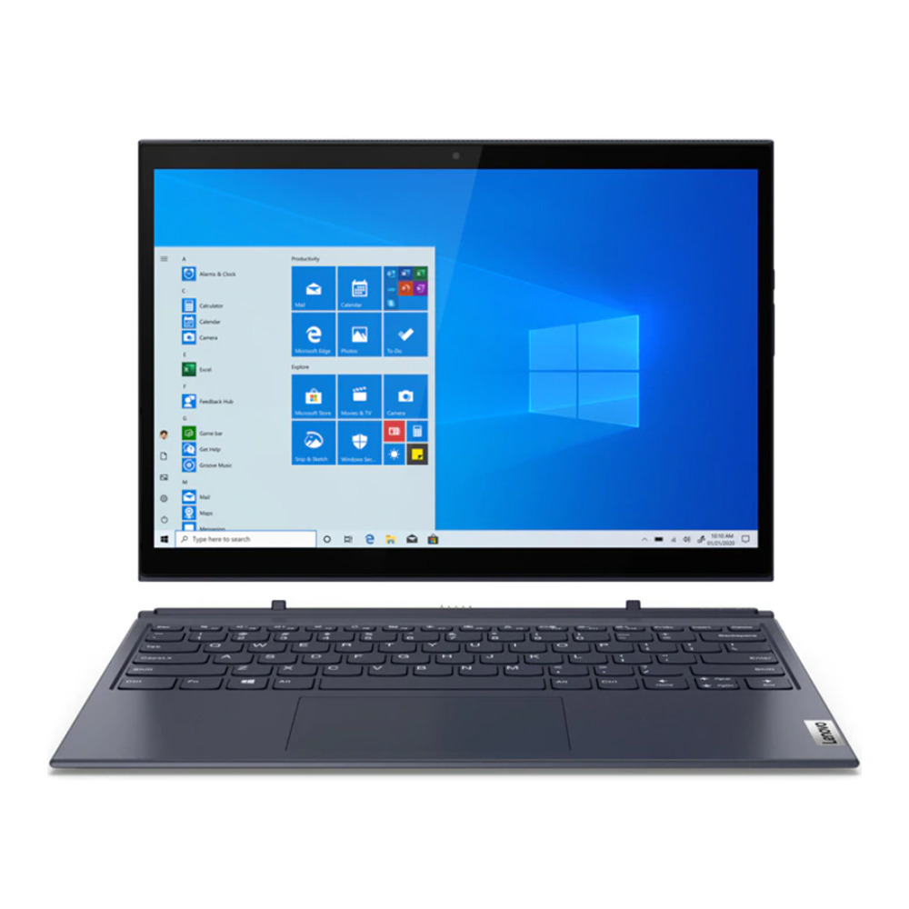 NOTEBOOK 2 IN 1 (โน้ตบุ๊คแบบแยกคีย์บอร์ด) LENOVO YOGA DUET7 13-82MA0030TA INTEL CORE I5-1135G7 8G 512G WIN10 HOME (SLATE GREY)
