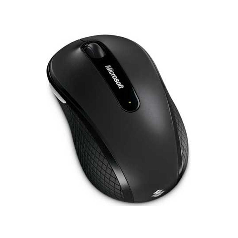 MOUSE (เมาส์) MICROSOFT WIRELESS MOBILE MOUSE 4000 (D5D-00007) BLACK