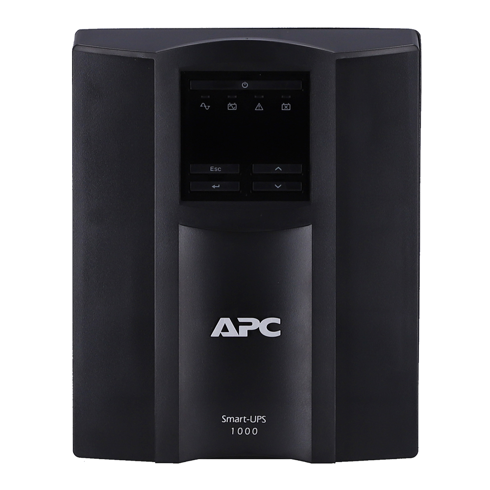 UPS (เครื่องสำรองไฟฟ้า) APC SMART-UPS LINE INTERACTIVE 1000VA (1000 VA/700 WATT) (SMT1000IC)