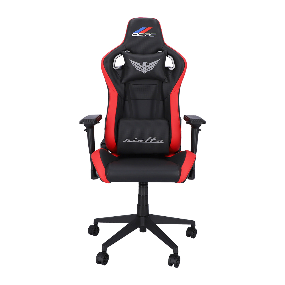 GAMING CHAIR (เก้าอี้เกมมิ่ง) OCPC RIALTA (OC-GC-RIA-BR) (BLACK-RED) (สินค้าต้องประกอบก่อนใช้งาน)