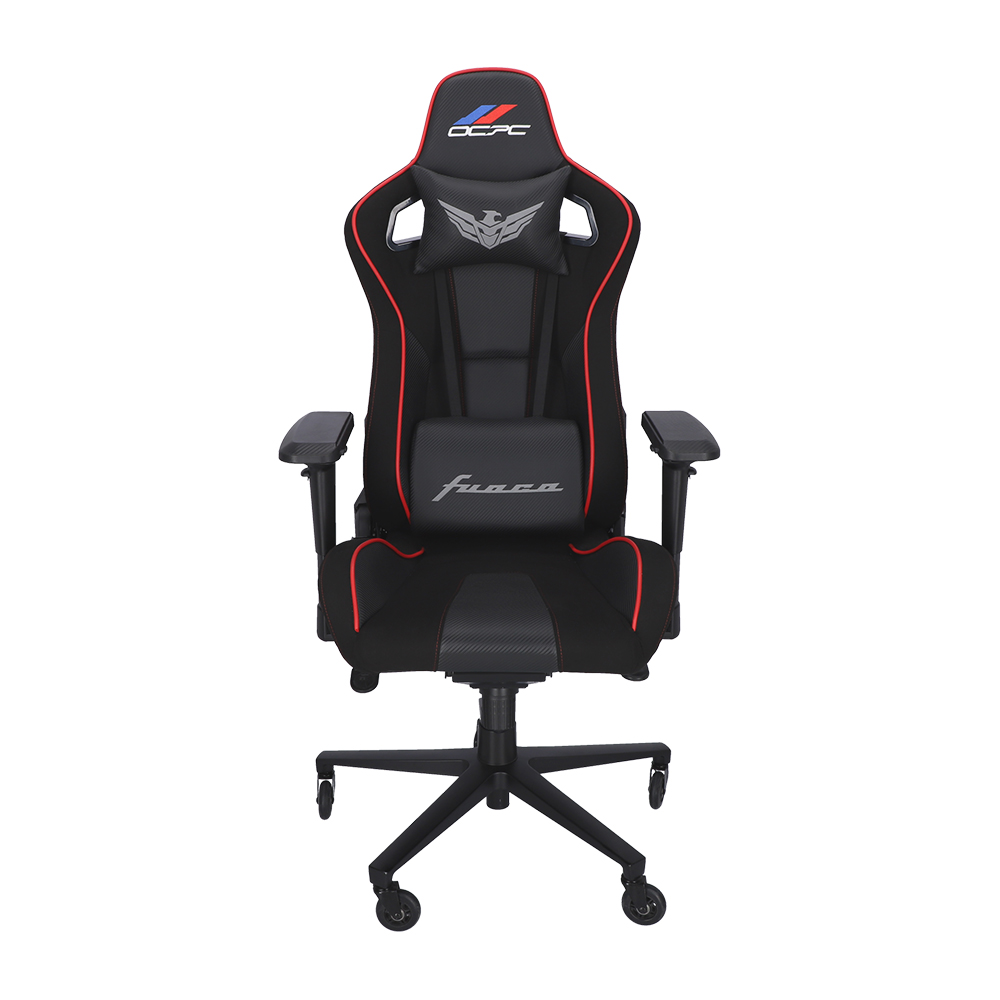 GAMING CHAIR (เก้าอี้เกมมิ่ง) OCPC FUOCO (OC-GC-FUO-BR) (BLACK-RED) (สินค้าต้องประกอบก่อนใช้งาน)