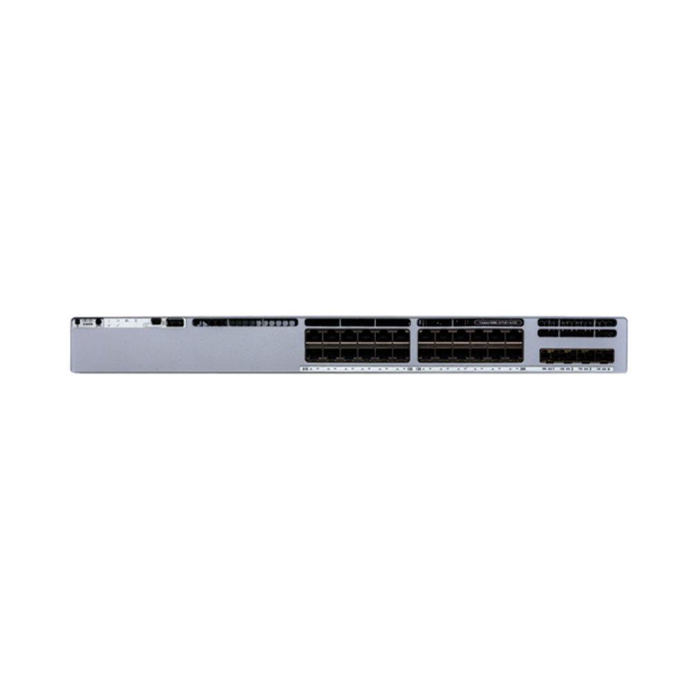 SWITCH (สวิตซ์) CISCO CATALYST 9300L 24P POE, NETWORK ADVANTAGE , 4X1G UPLINK (C9300L-24P-4G-A)