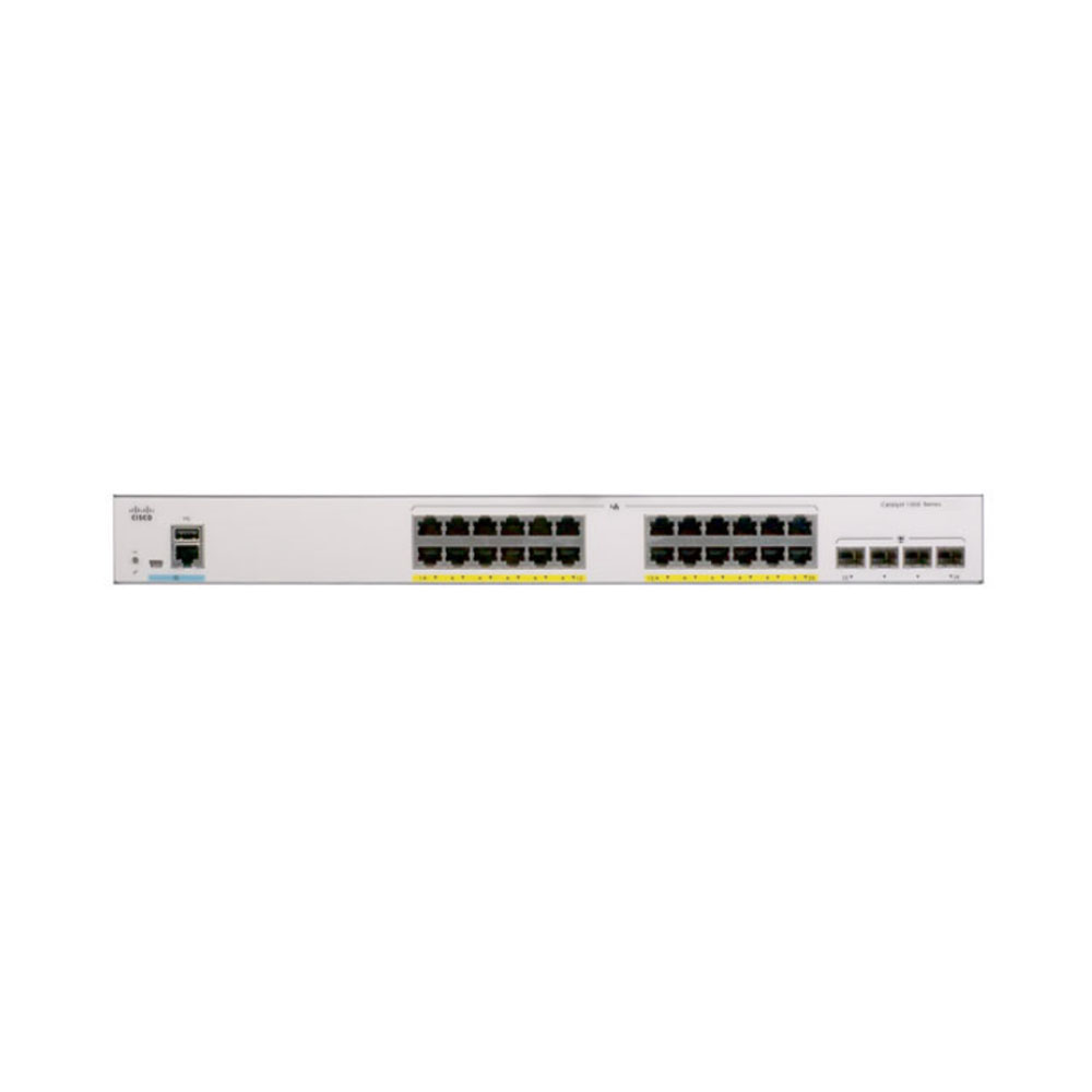 SWITCH (สวิตซ์) CISCO CBS350  MANAGED 24-PORT GE, POE, 4X10G SFP+ (CBS350-24P-4X-EU)