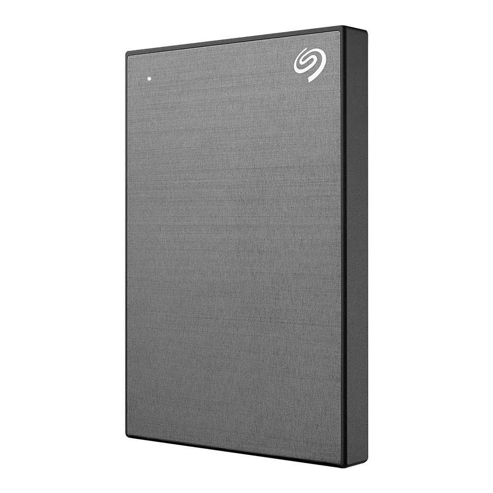 1 TB PORTABLE HDD (ฮาร์ดดิสก์พกพา) SEAGATE ONE TOUCH WITH PASSWORD (SPACE GREY) (STKY1000404)