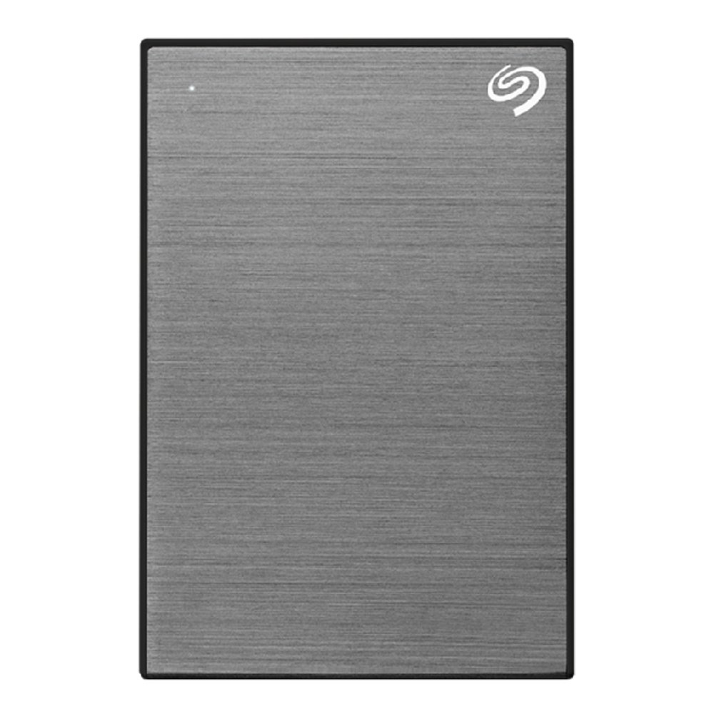 4 TB PORTABLE HDD (ฮาร์ดดิสก์พกพา) SEAGATE ONE TOUCH WITH PASSWORD (SPACE GREY) (STKZ4000404)