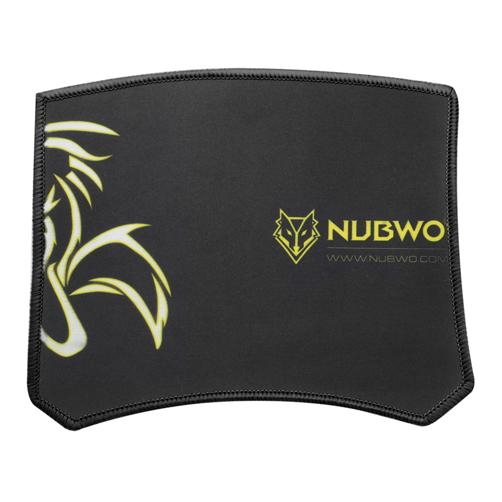 MOUSE PAD (เมาส์แพด) NUBWO NP-012 (BLACK) (245 x 210 x 2mm)