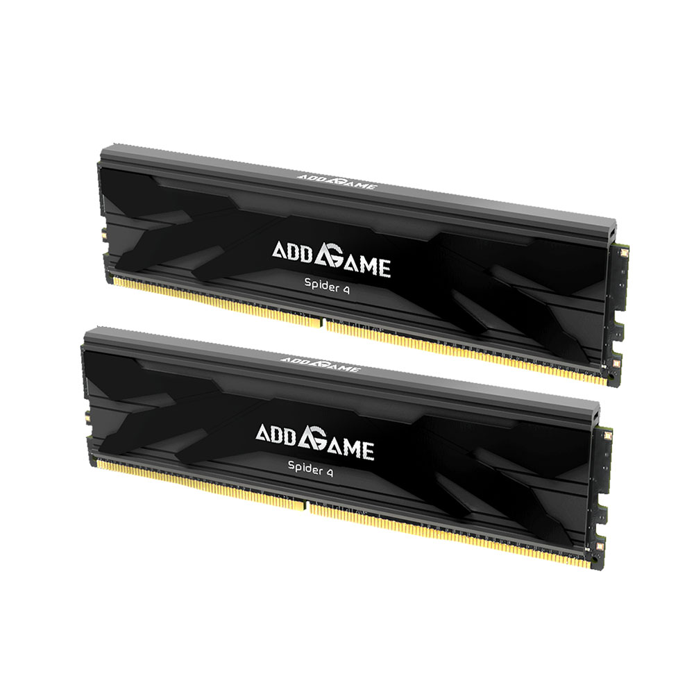 16GB KIT (8GBx2) DDR4/3200 RAM PC (แรมพีซี) ADDLINK SPIDER 4 (2 PACK) DDR4 (BLACK) (AG8GB32C16S4UBX2)