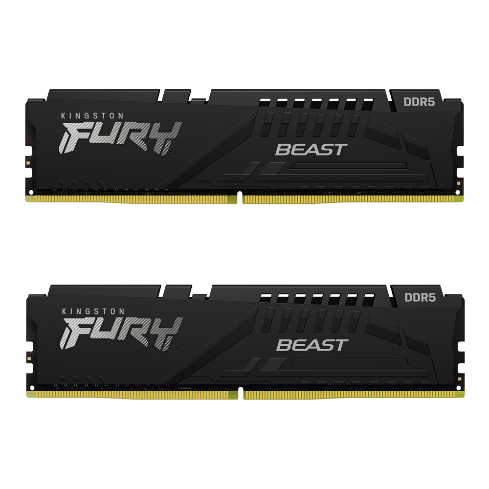 32GB (16GBx2) DDR5 5200MHz Kingston Fury Beast (Black)