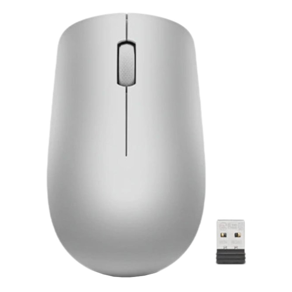 MOUSE (เมาส์ไร้สาย) LENOVO 530 WIRELESS (PLATINUM GREY)