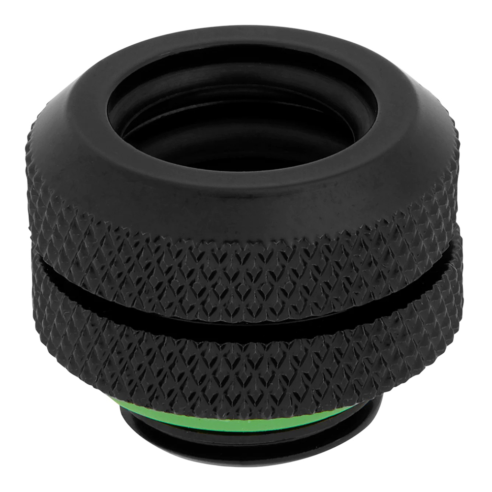 FITTING (อุปกรณ์ประกอบชุดน้ำ) CORSAIR XF HARDLINE 12MM OD (BLACK) (CX-9052001-WW)