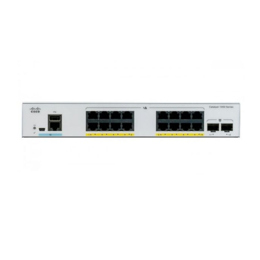 SWITCH (สวิตซ์) CISCO CBS350 MANAGED 16-PORT GE, FULL POE, 2x1G SFP (CBS350-16FP-2G-EU)