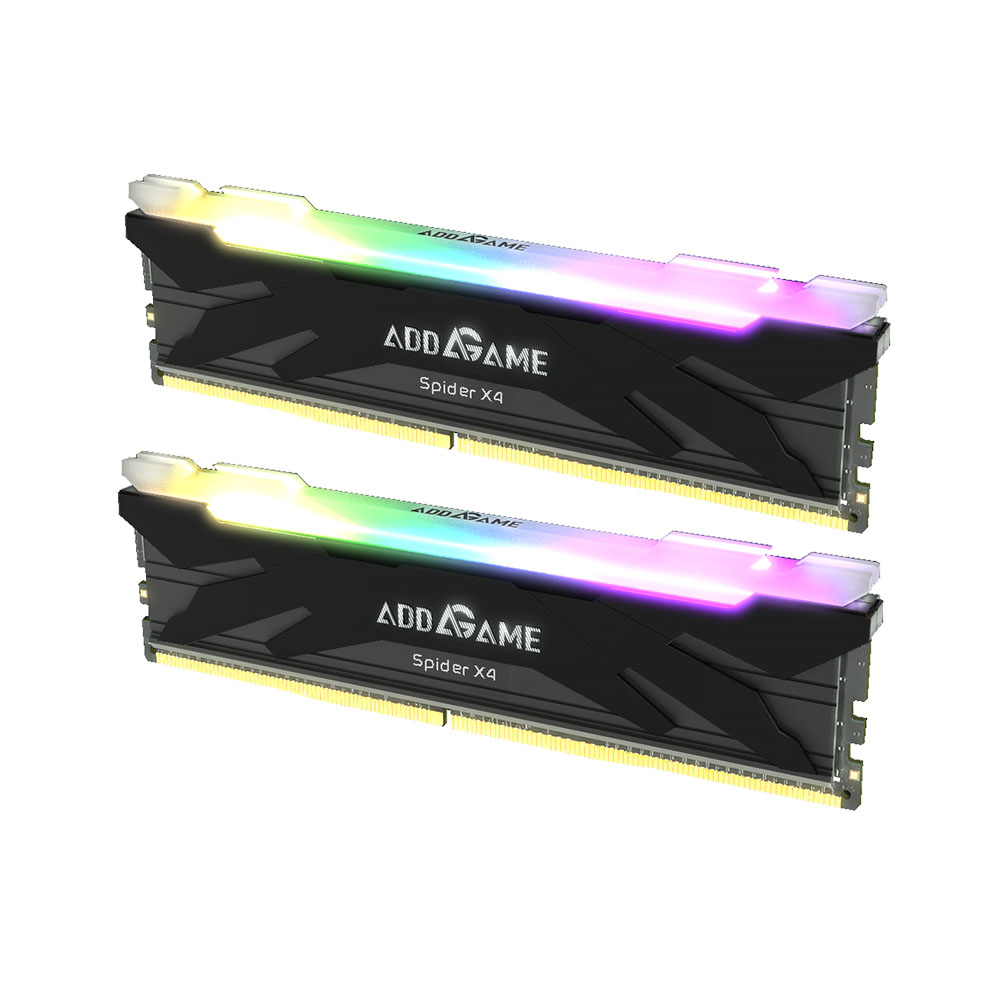 16GB KIT (8GBx2) DDR4/3200 RAM PC (แรมพีซี) ADDLINK SPIDER X4 (2 PACK) DDR4 (RGB) (AG8GB32C16X4UBX2)