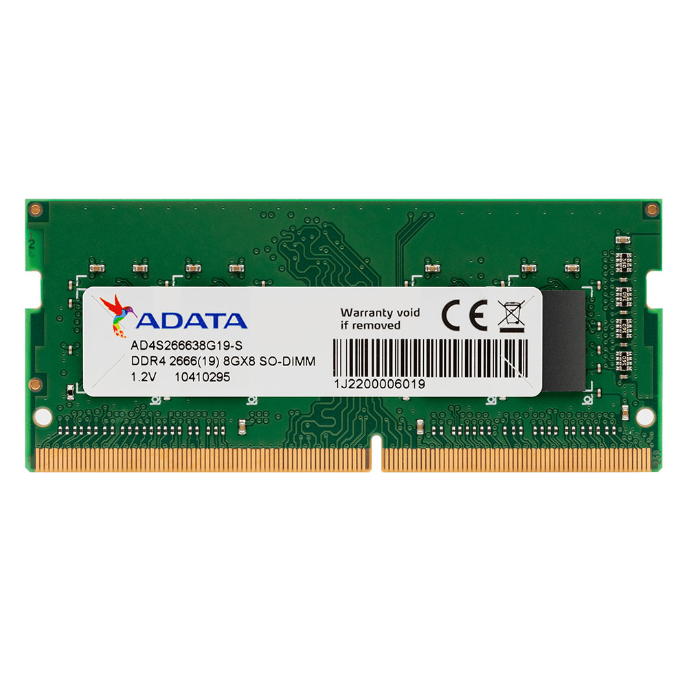 16GB (16GBx1) DDR4 2666MHz RAM NOTEBOOK (หน่วยความจำโน้ตบุ๊ค) ADATA PREMIER (AD4S266616G19-RGN)