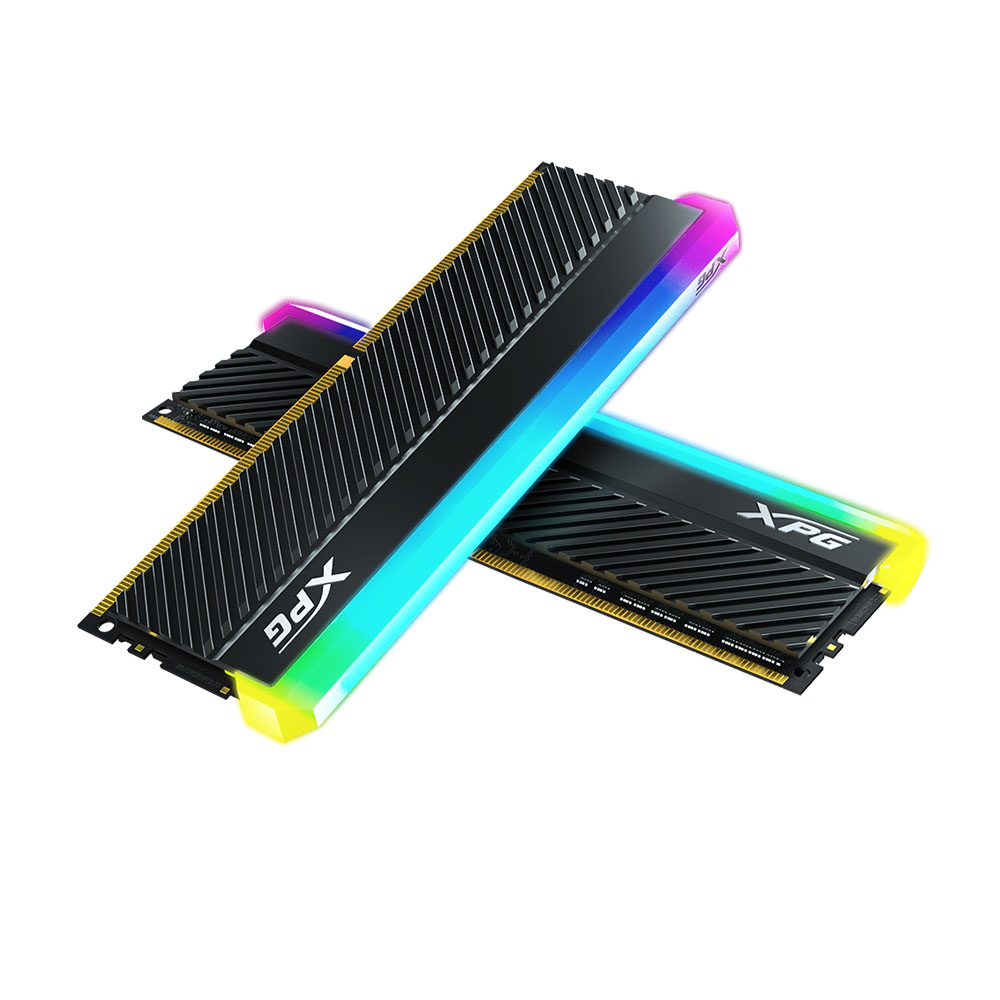 32GB (16GBx2) DDR4 3600MHz RAM (หน่วยความจำ) ADATA SPECTRIX D45G (AX4U360016G18IDCBK-D45 RGB)