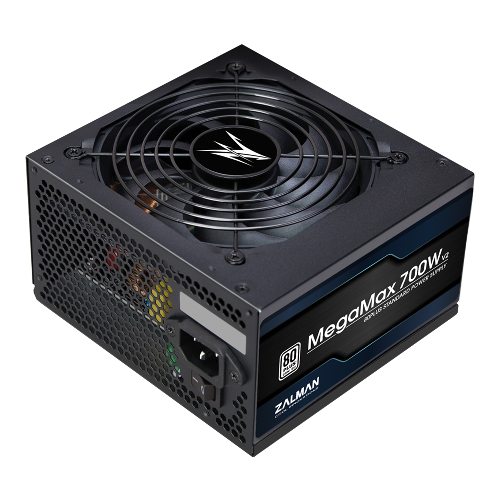 POWER SUPPLY (อุปกรณ์จ่ายไฟ) ZALMAN MEGAMAX 700W V2 - 700W 80 PLUS BLACK ATX (ZM700-TXII)
