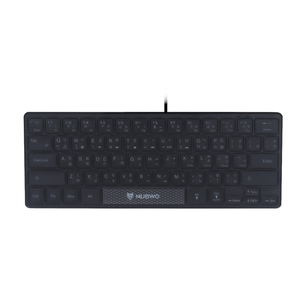 KEYBOARD (คีย์บอร์ด) NUBWO ORCA NK40 (BLACK)