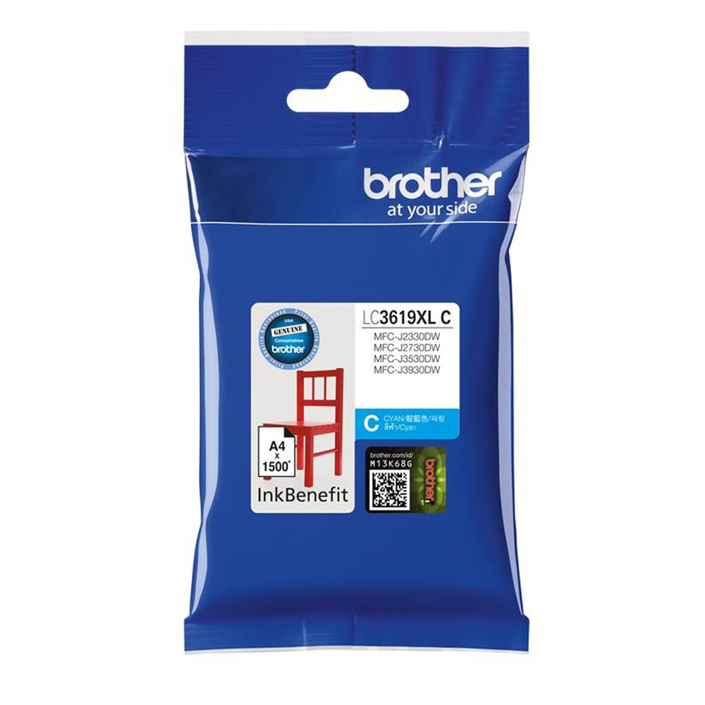INK BROTHER (หมึกสำหรับเครื่องพิมพ์) LC-3619XLC (CYAN)