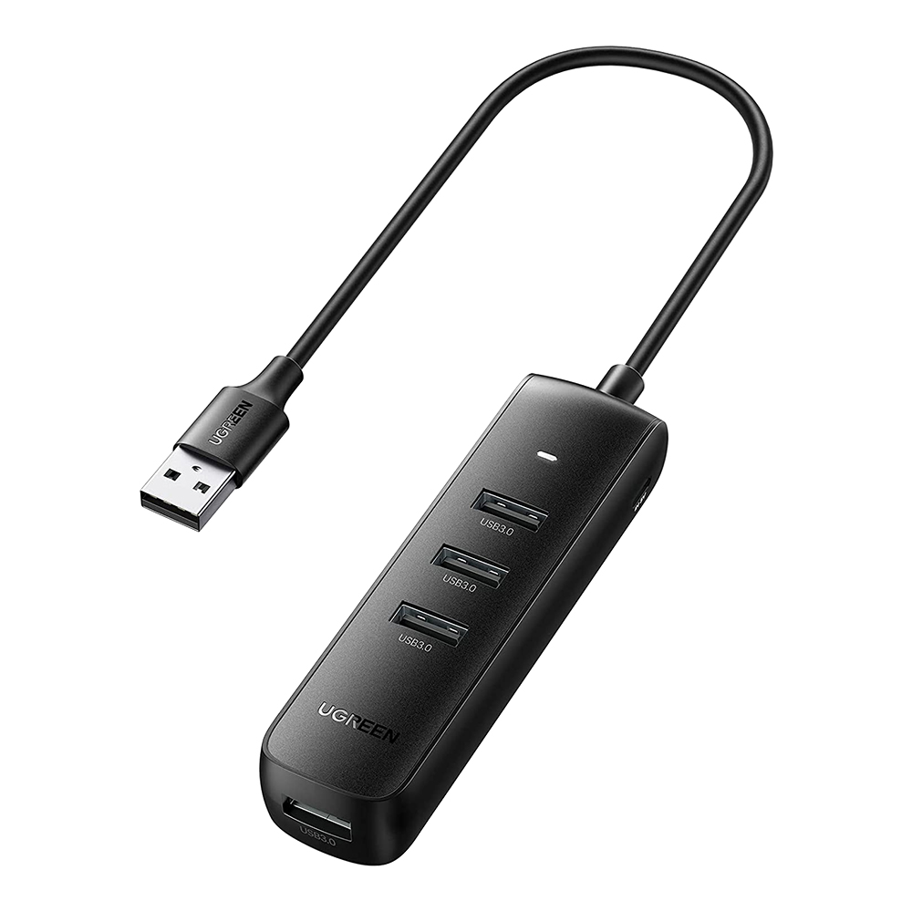 USB HUB (ยูเอสบีฮับ) UGREEN 10915 - 4 PORTS POWERED USB 3.0 HUB (25 CM.)