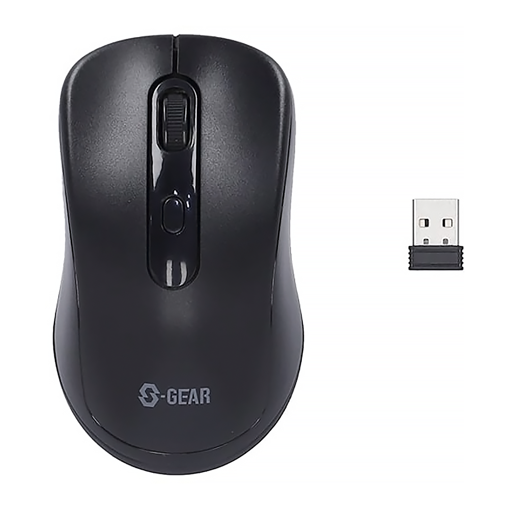 WIRELESS MOUSE (เมาส์ไร้สาย) S-GEAR STANDARD WIRELESS MOUSE (MS-S200)