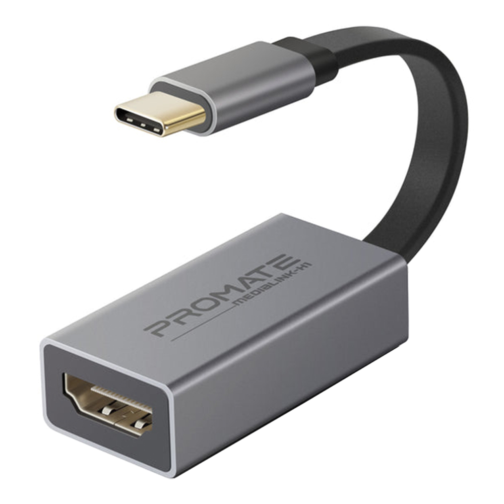ADAPTER/CONVERTER (อุปกรณ์แปลงสัญญาณ) PROMATE USB-C TO HDMI 4K MEDIALINK-H1