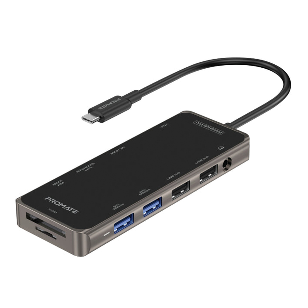 USB HUB (ยูเอสบีฮับ) PROMATE 11 IN 1 USB-C HUB PRIMEHUB-PRO