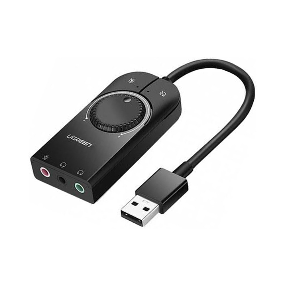 USB SOUND CARD (ซาวด์การ์ดยูเอสบี) UGREEN 40964 - USB EXTERNAL STEREO SOUND ADAPTER