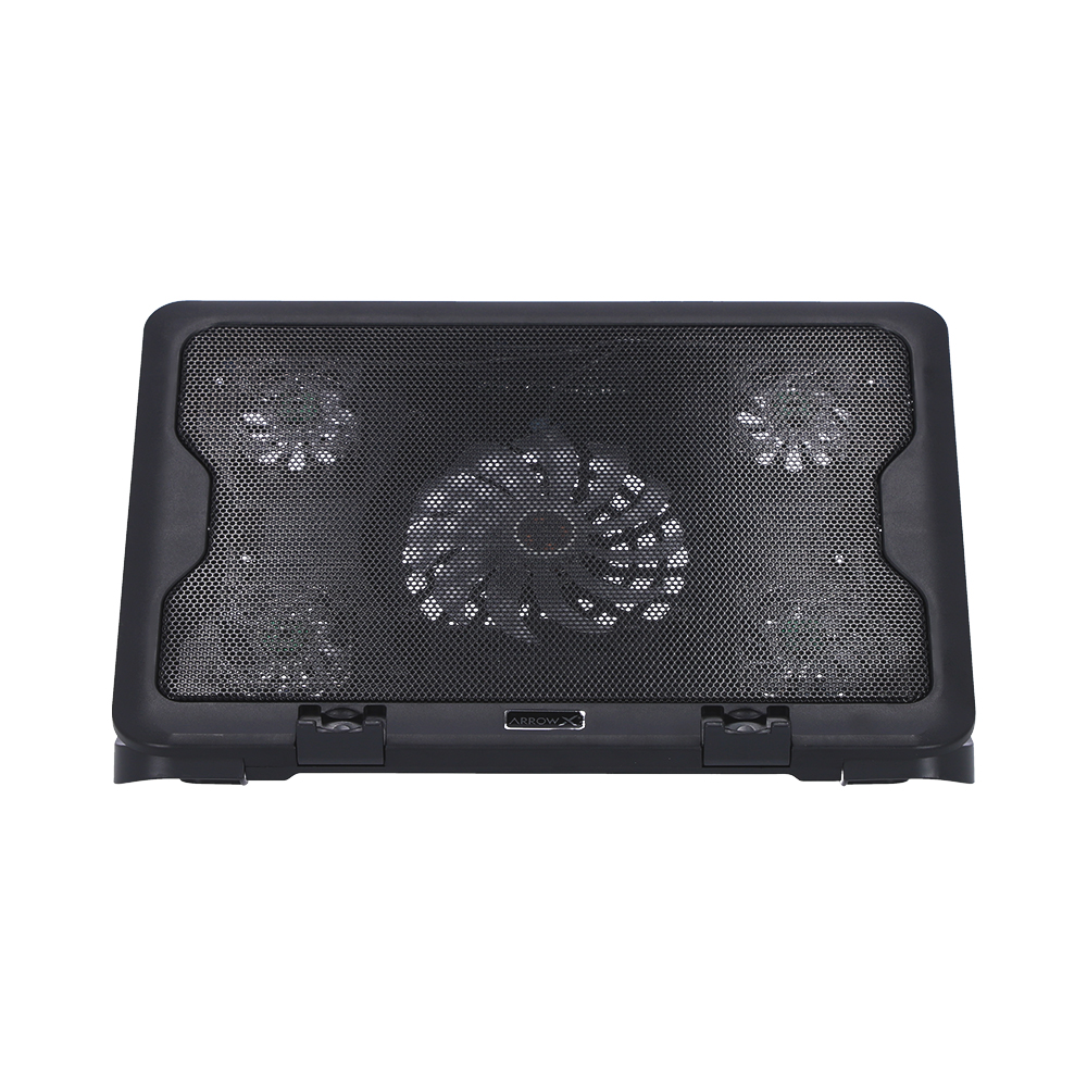 COOLING PAD (อุปกรณ์ระบายความร้อนโน้ตบุ๊ค) ARROW X CPQ6 5FAN (BLACK)