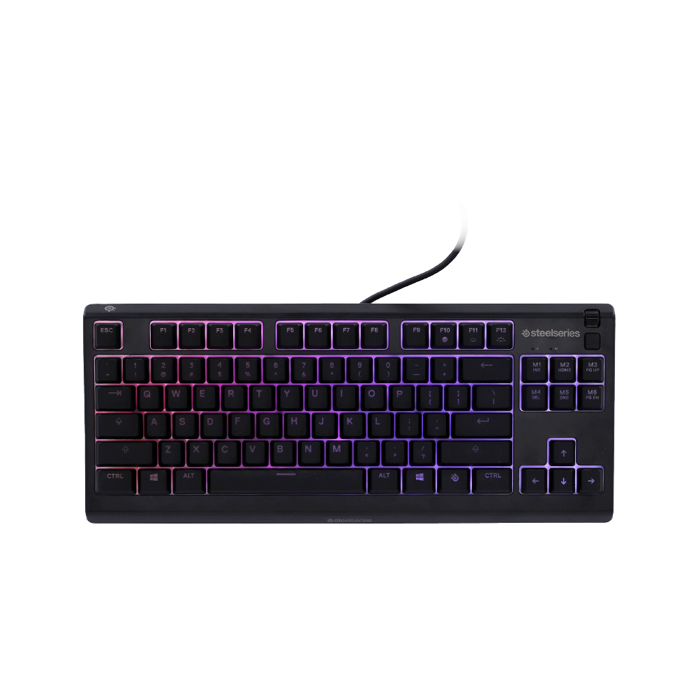 KEYBOARD (คีย์บอร์ด) STEELSERIES APEX 3 TKL (STEELSERIES WHISPER-QUIET / MEMBRANE) (RGB LED) (EN)