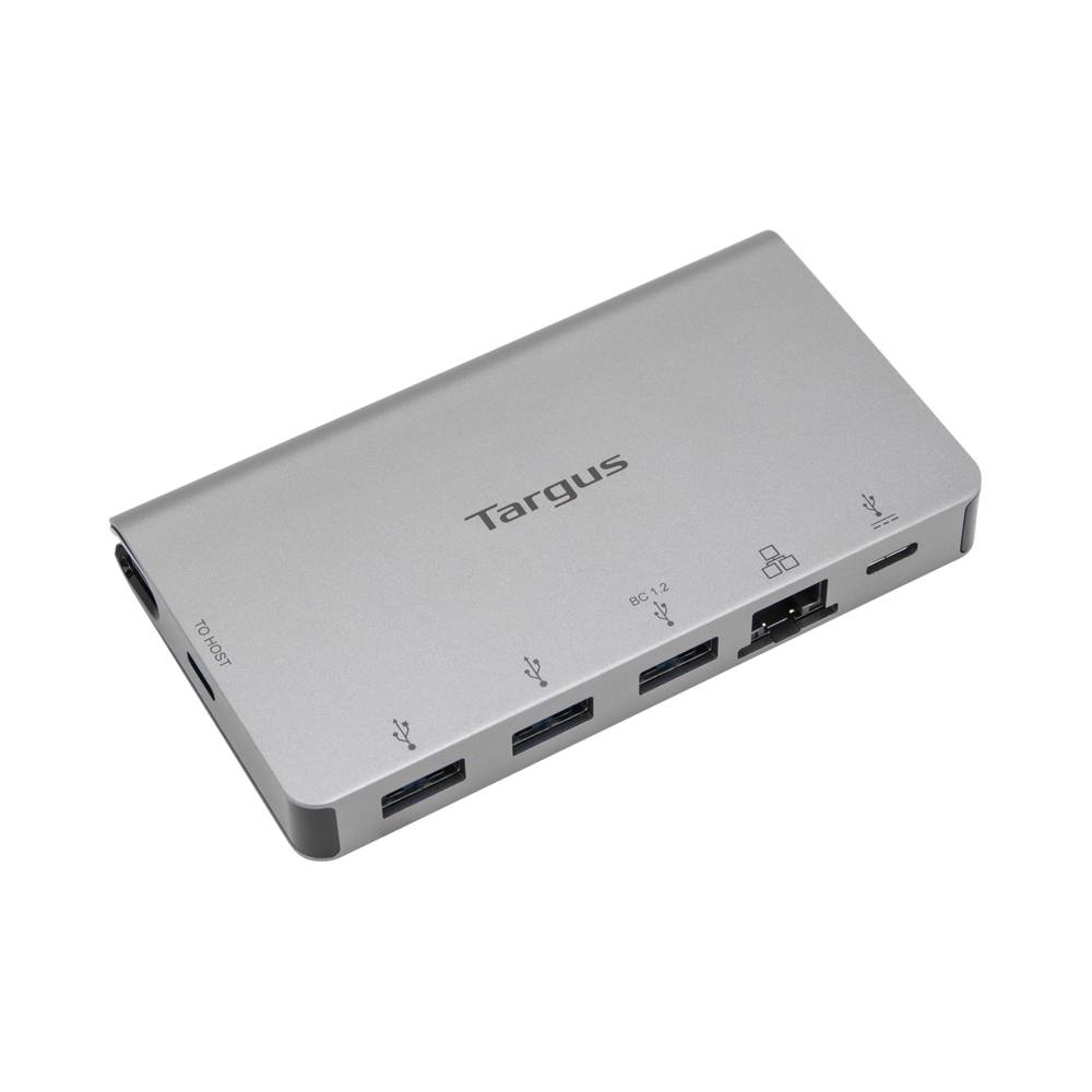 USB-C MULTIPORT ADAPTER (ยูเอสบีฮับ) TARGUS HUB WITH ETHERNET ADAPTER AND 100W POWER DELIVERY (TGS-ACA951) SILVER