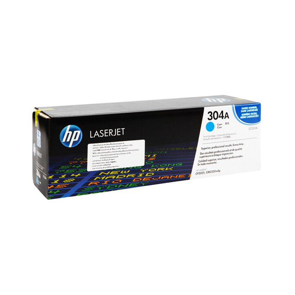 TONER HP (หมึกสำหรับเครื่องพิมพ์) HP  304A (CC531A) (CYAN)