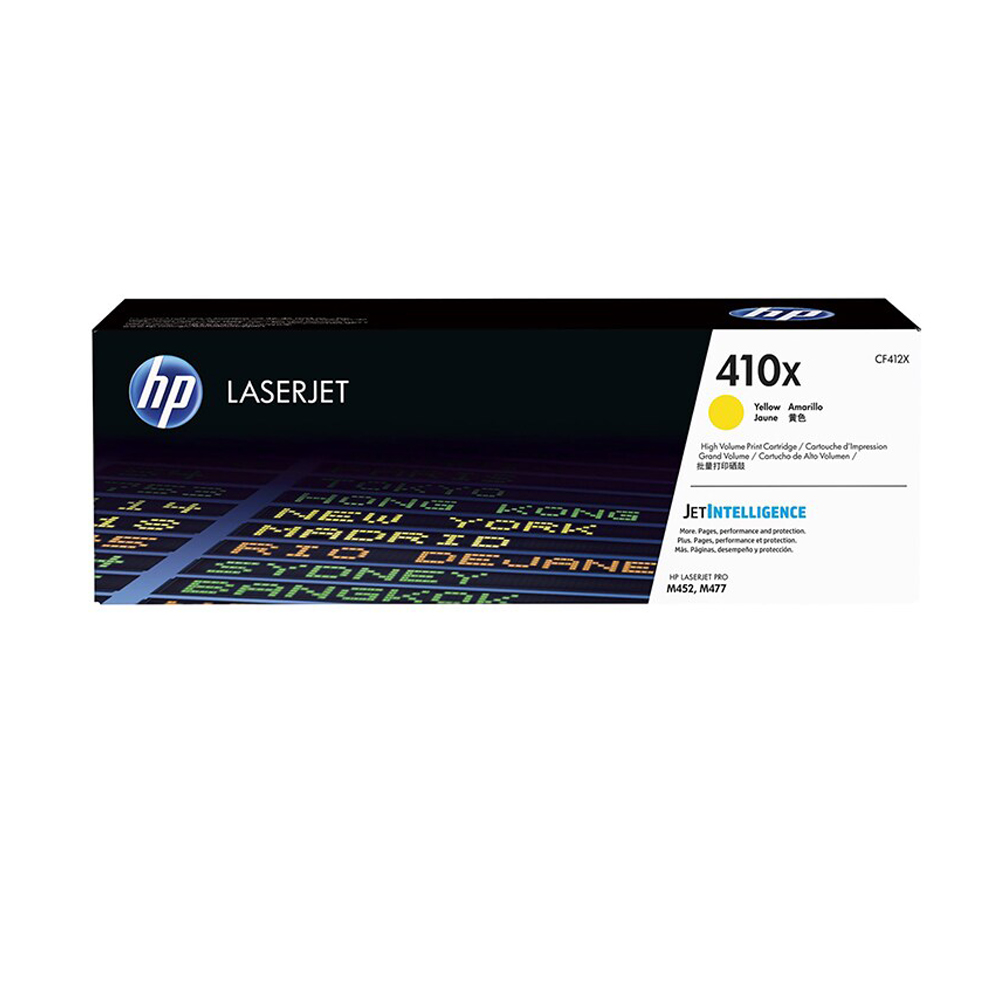 TONER HP (หมึกสำหรับเครื่องพิมพ์) HP 410X (CF412XC) (YELLOW)