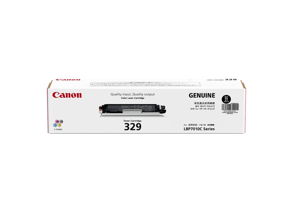 TONER (หมึกสำหรับเครื่องพิมพ์) CANON SUPPLY TONER CARTRIDGE 329BK (BLACK)