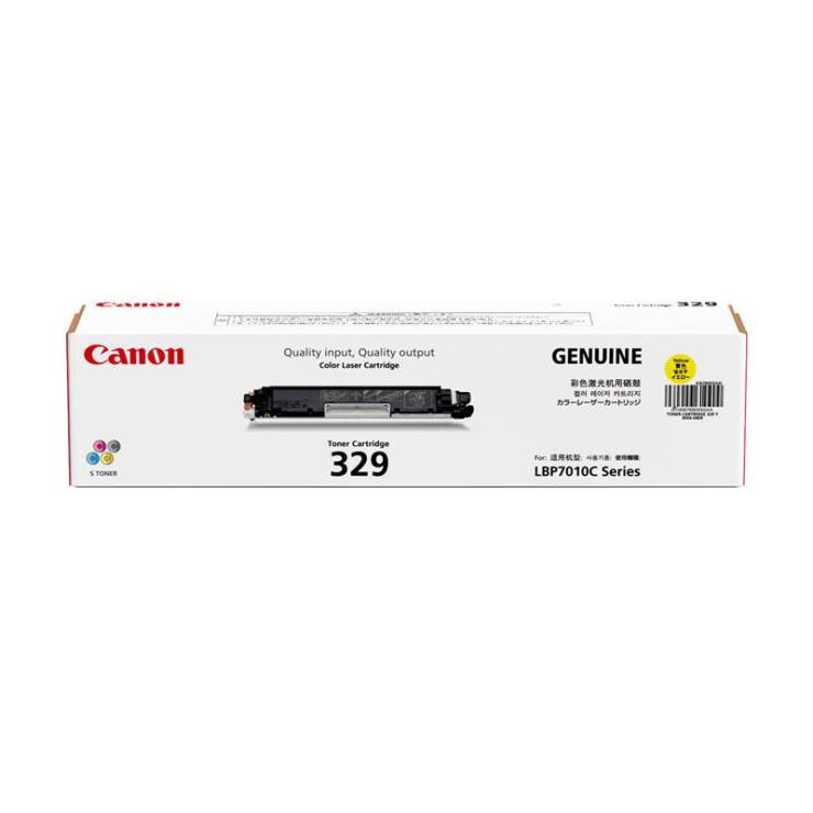 TONER (หมึกสำหรับเครื่องพิมพ์) CANON SUPPLY TONER CARTRIDGE 329Y (YELLOW)