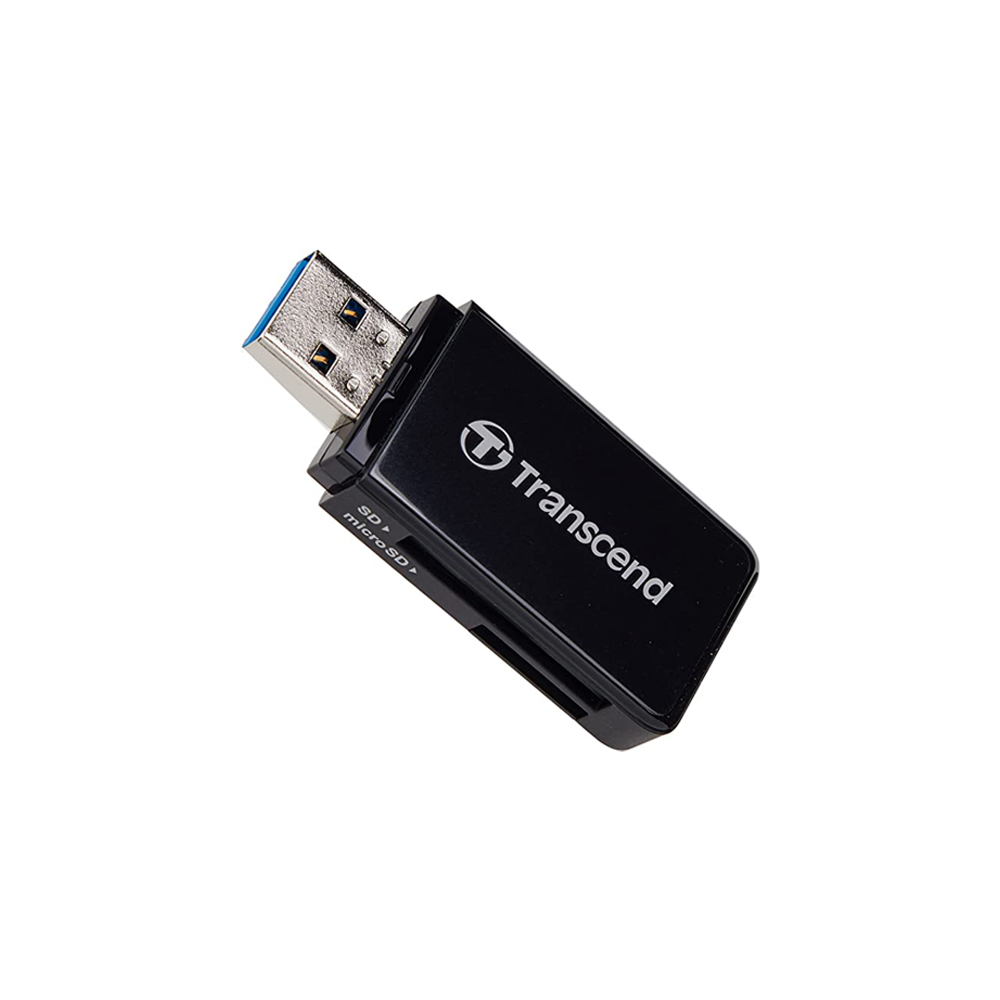 CARD READER EXTERNAL (การ์ดรีดเดอร์พกพา) TRANSCEND TCN-TS-RDF5K USB 3.0/3.1 Gen 1, (BLACK)