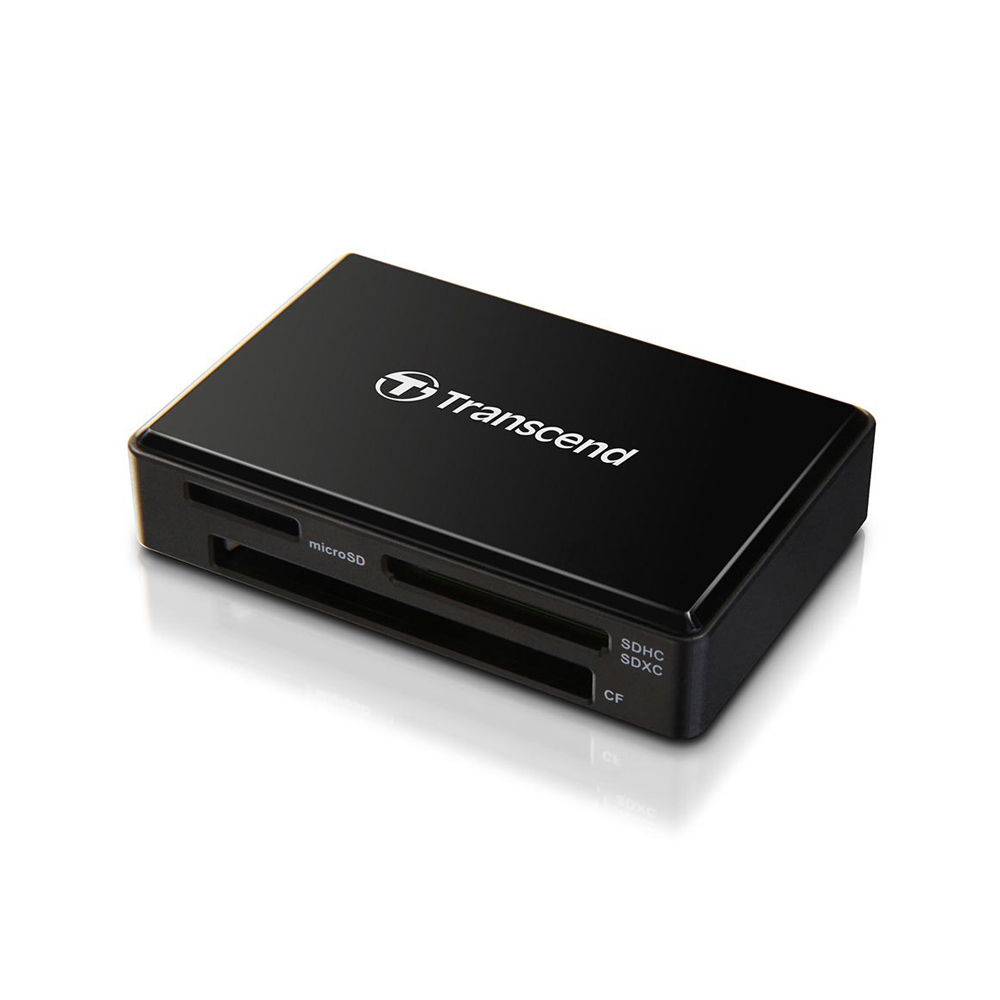 CARD READER (การ์ดรีดเดอร์พกพา) CARD READER TRANSCEND (TS-RDF8K2) BLACK