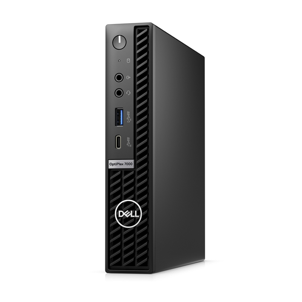 DESKTOP PC (คอมพิวเตอร์ตั้งโต๊ะสำหรับองค์กร) DELL OPTIPLEX 7000 MICRO I5-12500T (VPRO) 8GB 1TB + 256GB SSD/WIN11PRO (SNS70MC001)
