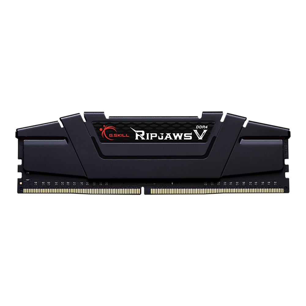 8GB (8GBx1) DDR4 3200MHz RAM (หน่วยความจำ) G.SKILL RIPJAWS V (BLACK) (F4-3200C16S-8GVKB)