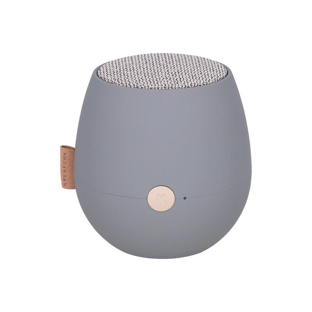 BLUETOOTH SPEAKER (ลำโพงบลูทูธ) KREAFUNK AJAZZ QI (COOL GREY)