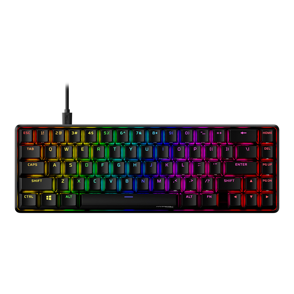 KEYBOARD (คีย์บอร์ด) HYPERX ALLOY ORIGINS 65 (HYPERX RED SWITCH) (RGB LED) (EN)