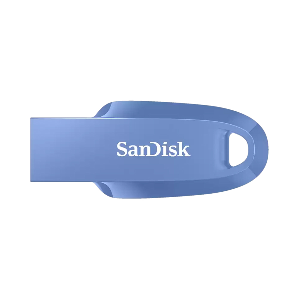 64 GB FLASH DRIVE (แฟลชไดร์ฟ) SANDISK ULTRA CURVE 3.2 FLASH DRIVE (NAVY BLUE) (SDCZ550-064G-G46NB)