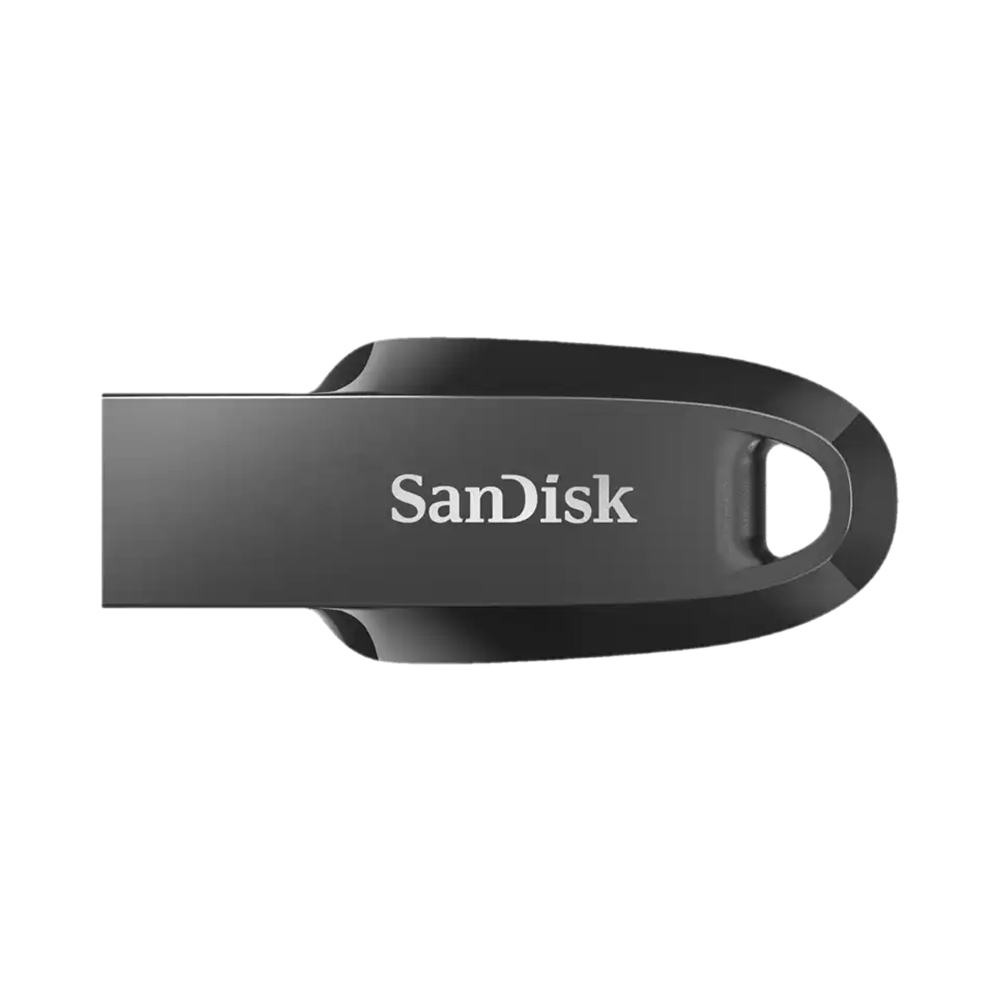 128 GB FLASH DRIVE (แฟลชไดร์ฟ) SANDISK ULTRA CURVE 3.2 FLASH DRIVE (BLACK) (SDCZ550-128G-G46)