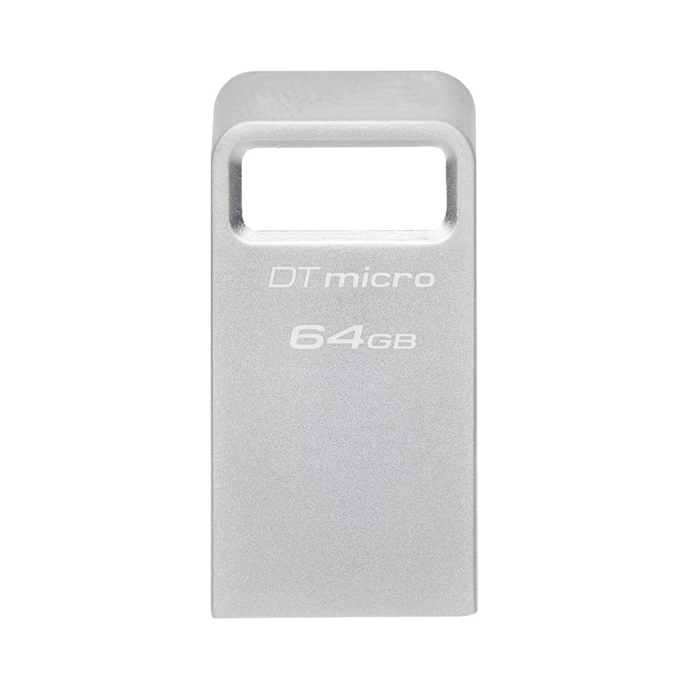 64 GB FLASH DRIVE (แฟลชไดร์ฟ) KINGSTON DATATRAVELER MICRO (DTMC3G2/64GB)