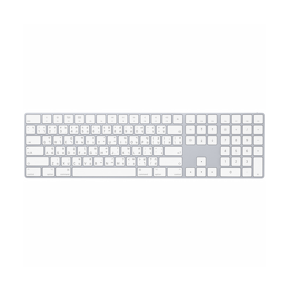 Apple Magic Keyboard with Numeric Keypad (Thai) Silver (MQ052TH/A)