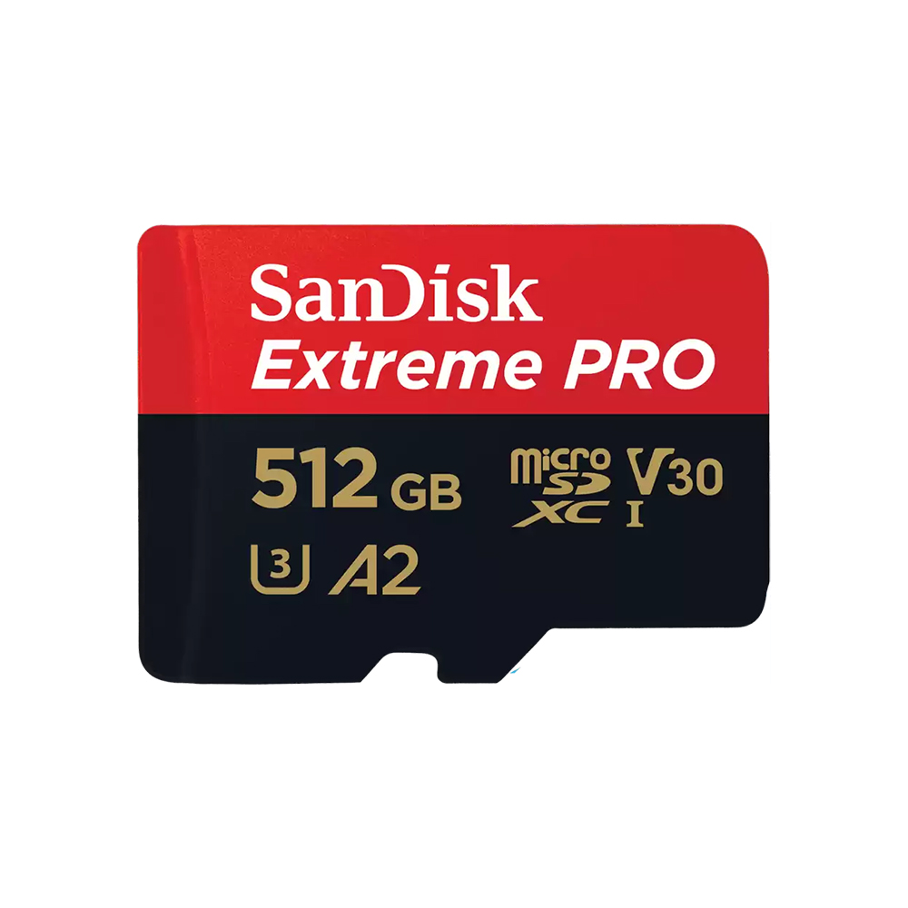 512 GB MICRO SD CARD (ไมโครเอสดีการ์ด) SANDISK EXTREME PRO MICROSDXC UHS-I CARD (SDSQXCD-512G-GN6MA)