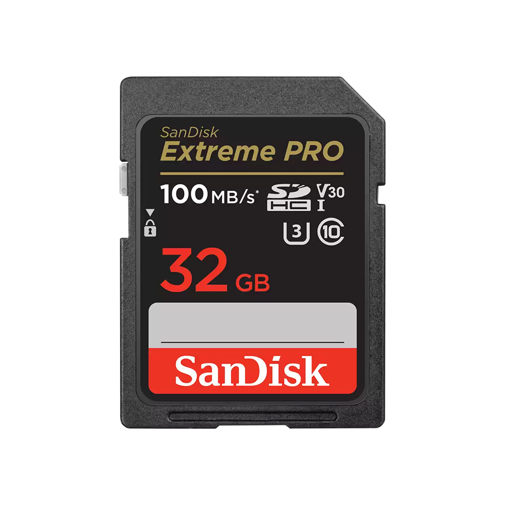 32 GB SD CARD (เอสดีการ์ด) SANDISK EXTREME PRO SDHC UHS-I CARD (SDSDXXO-032G-GN4IN)
